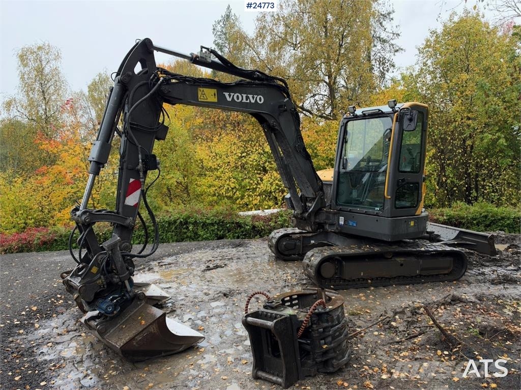 Volvo ECR58D Excavator with Rototilt and 3 Buckets Mini ekskavatori < 7 t