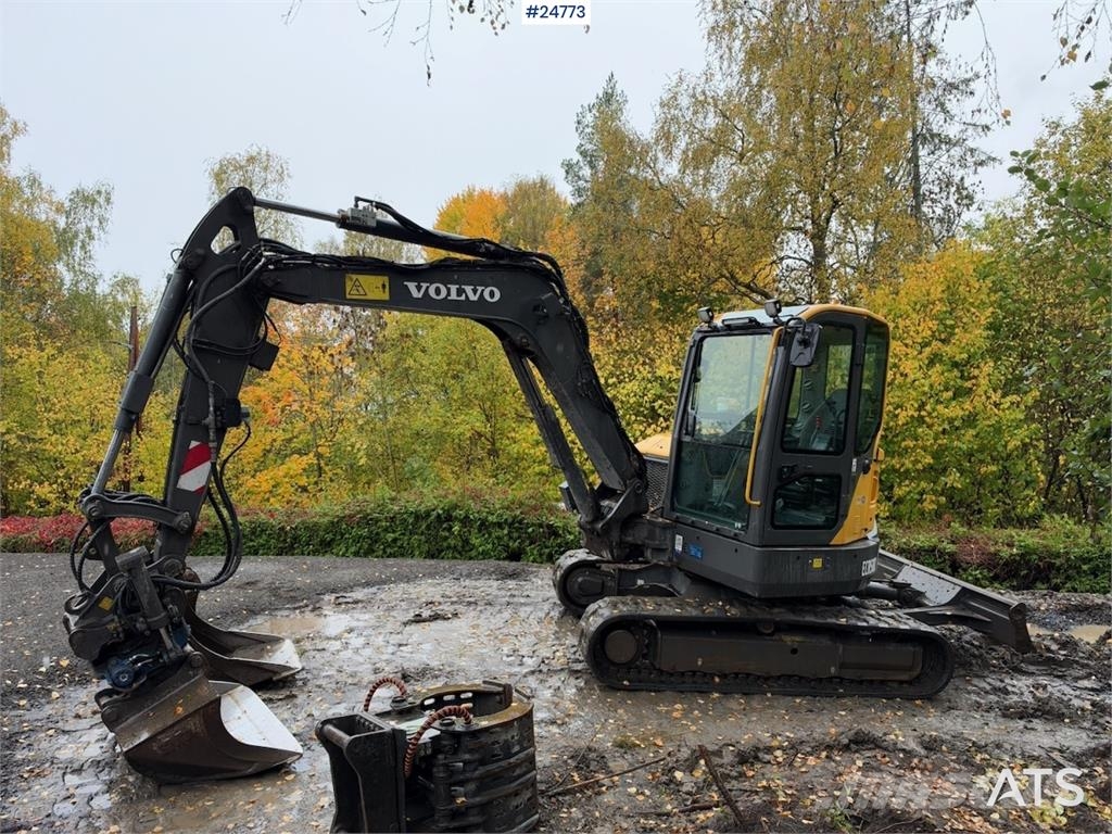Volvo ECR58D Excavator with Rototilt and 3 Buckets Mini ekskavatori < 7 t