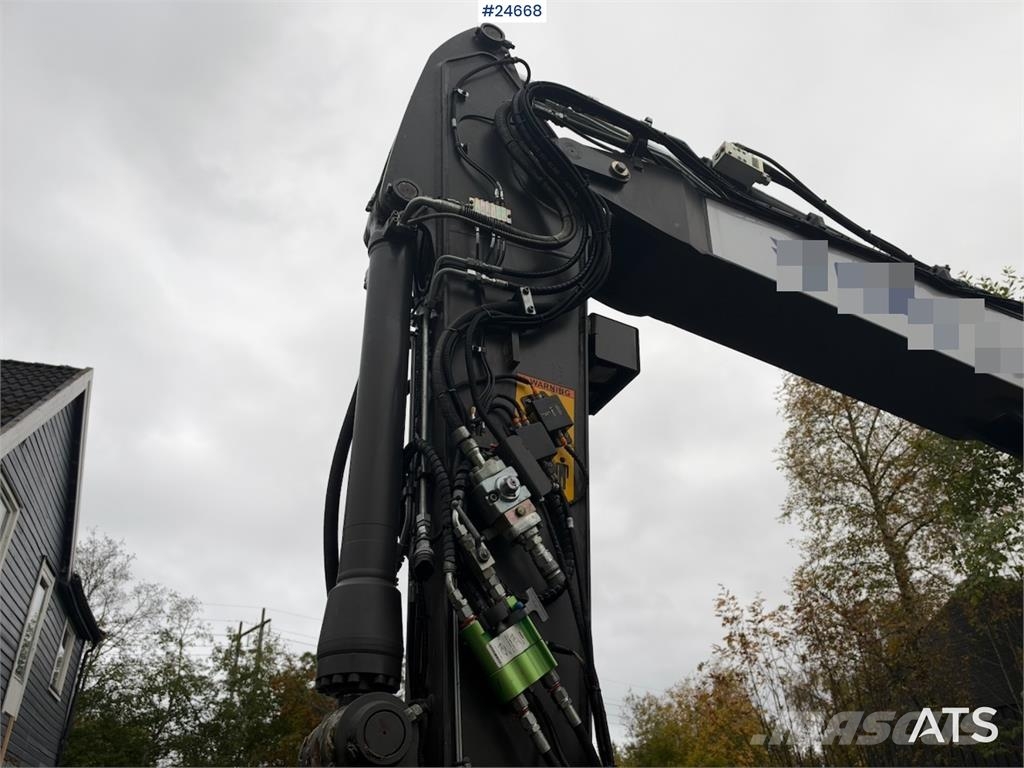 Volvo EW140D Wheeled Excavator with Rototilt, GPS and Gr Hjulgravere