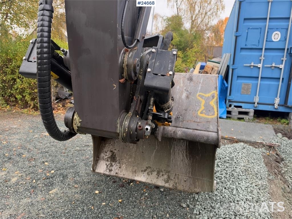 Volvo EW140D Wheeled Excavator with Rototilt, GPS and Gr Hjulgravere