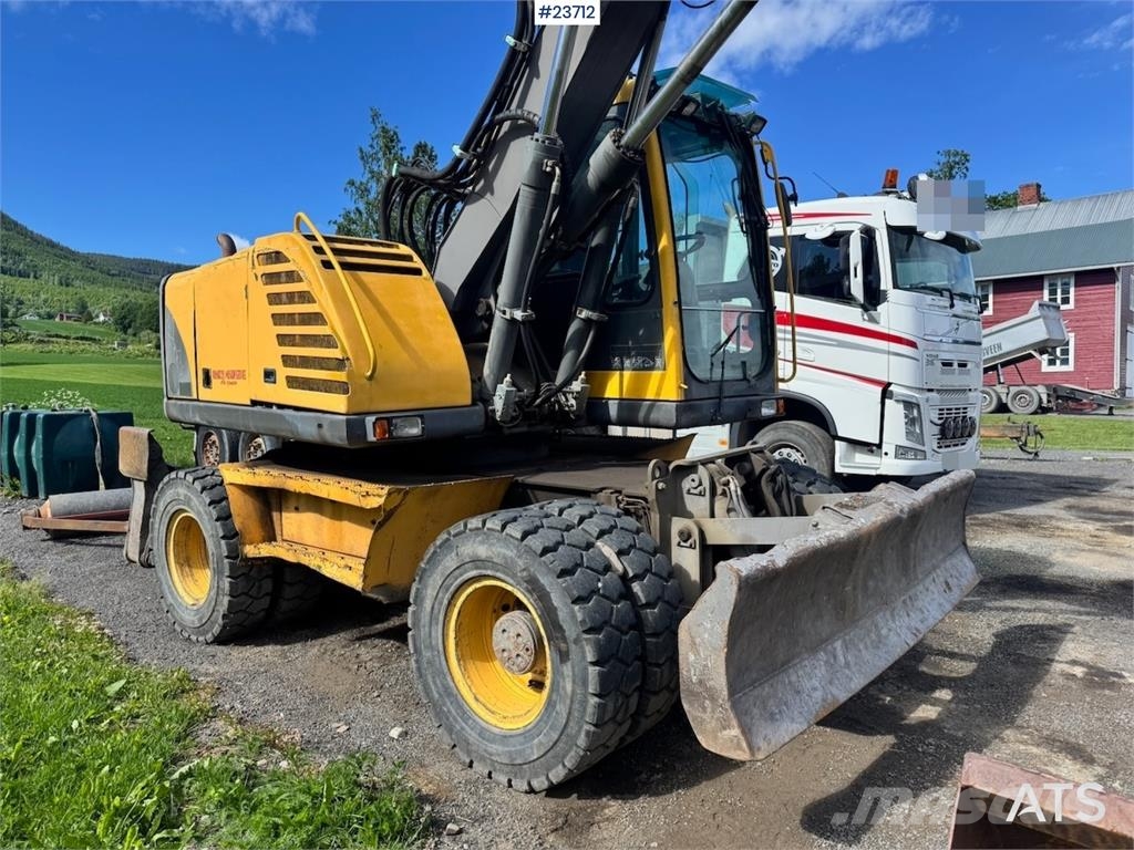 Volvo EW160B Wheeled Excavator with Rototilt and 2 Bucke Hjulgravere