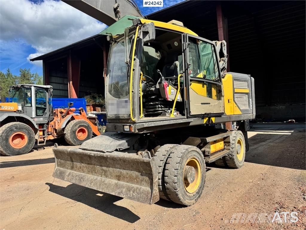 Volvo EW160E Wheeled Excavator w/ Elevating Cab and Grap Hjulgravere