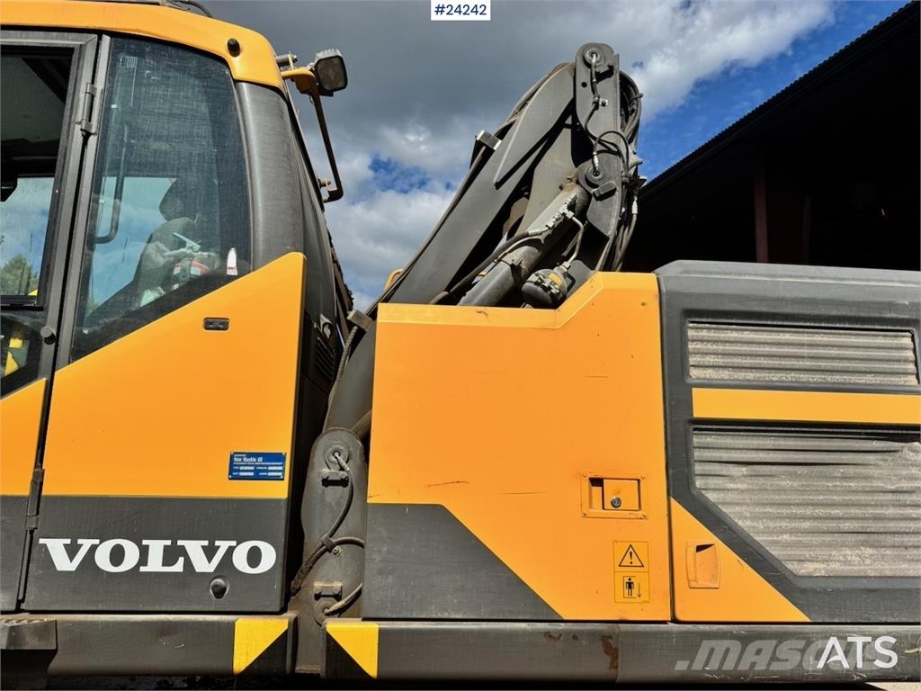 Volvo EW160E Wheeled Excavator w/ Elevating Cab and Grap Hjulgravere