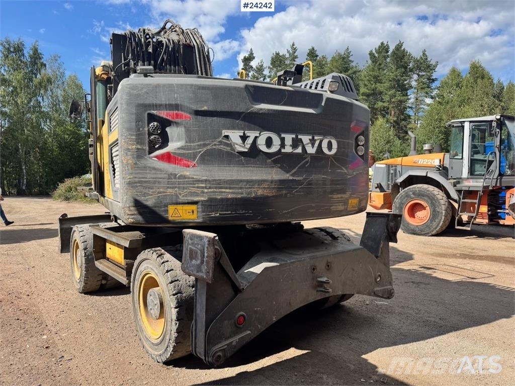 Volvo EW160E Wheeled Excavator w/ Elevating Cab and Grap Hjulgravere