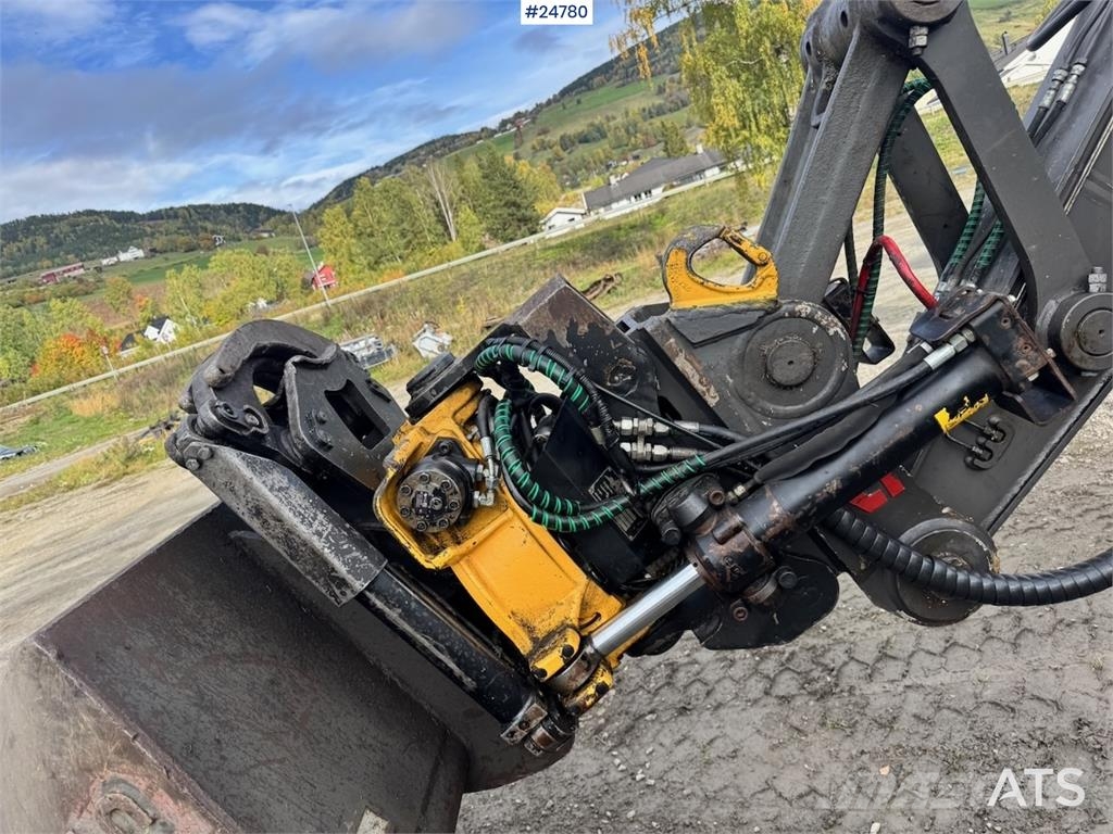 Volvo EW160E Wheeled Excavator with Rototilt and Grading Колёсные экскаваторы