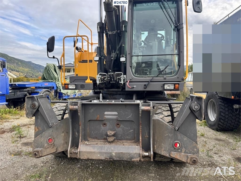 Volvo EW160E Wheeled Excavator with Rototilt and Grading Колёсные экскаваторы