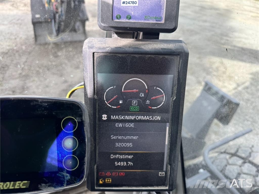 Volvo EW160E Wheeled Excavator with Rototilt and Grading Колёсные экскаваторы