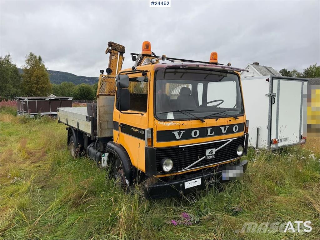 Volvo F408 4x2 crane truck w/ Tico 350 crane and low km Truck mounted cranes