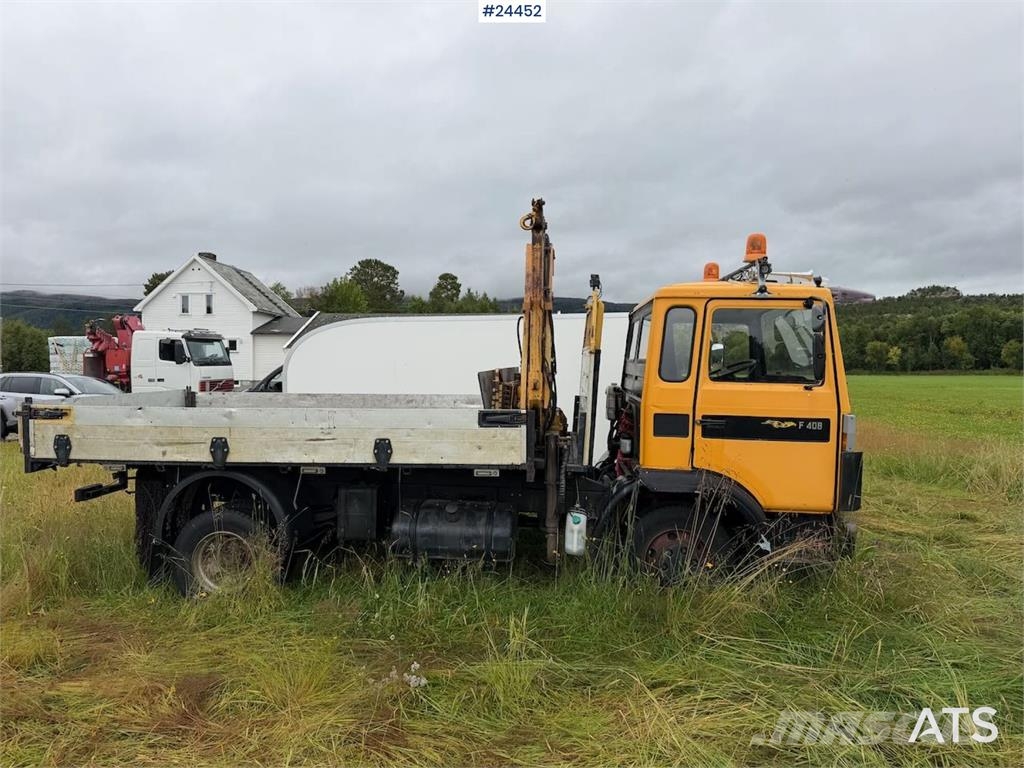 Volvo F408 4x2 crane truck w/ Tico 350 crane and low km Truck mounted cranes