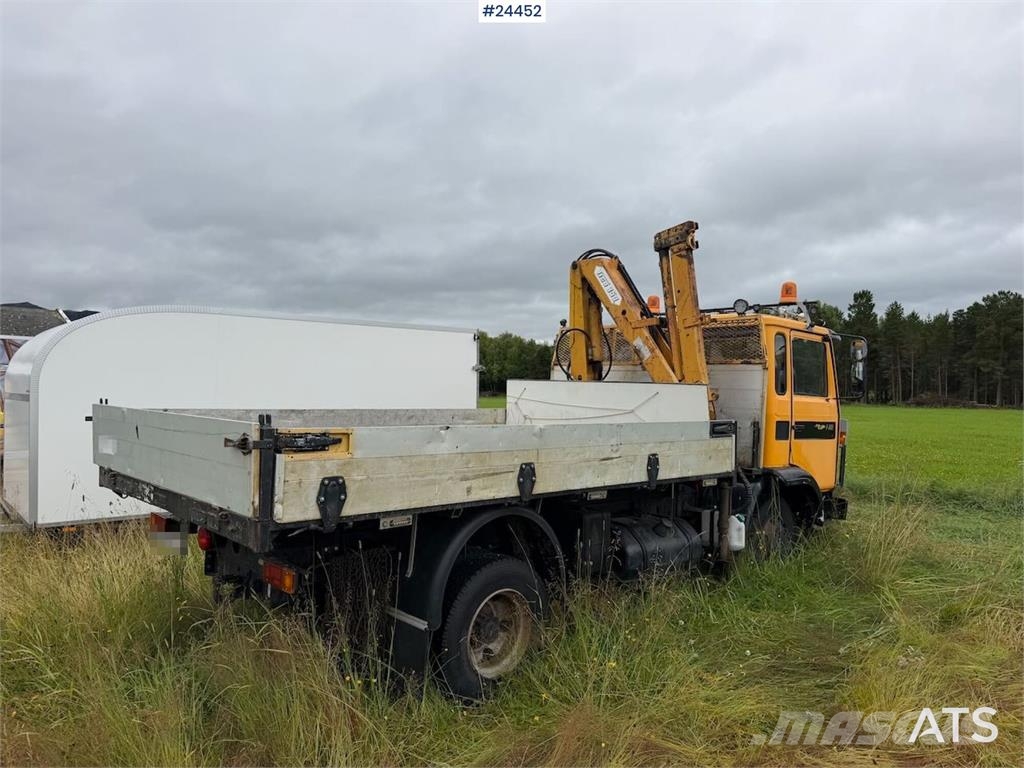 Volvo F408 4x2 crane truck w/ Tico 350 crane and low km Truck mounted cranes