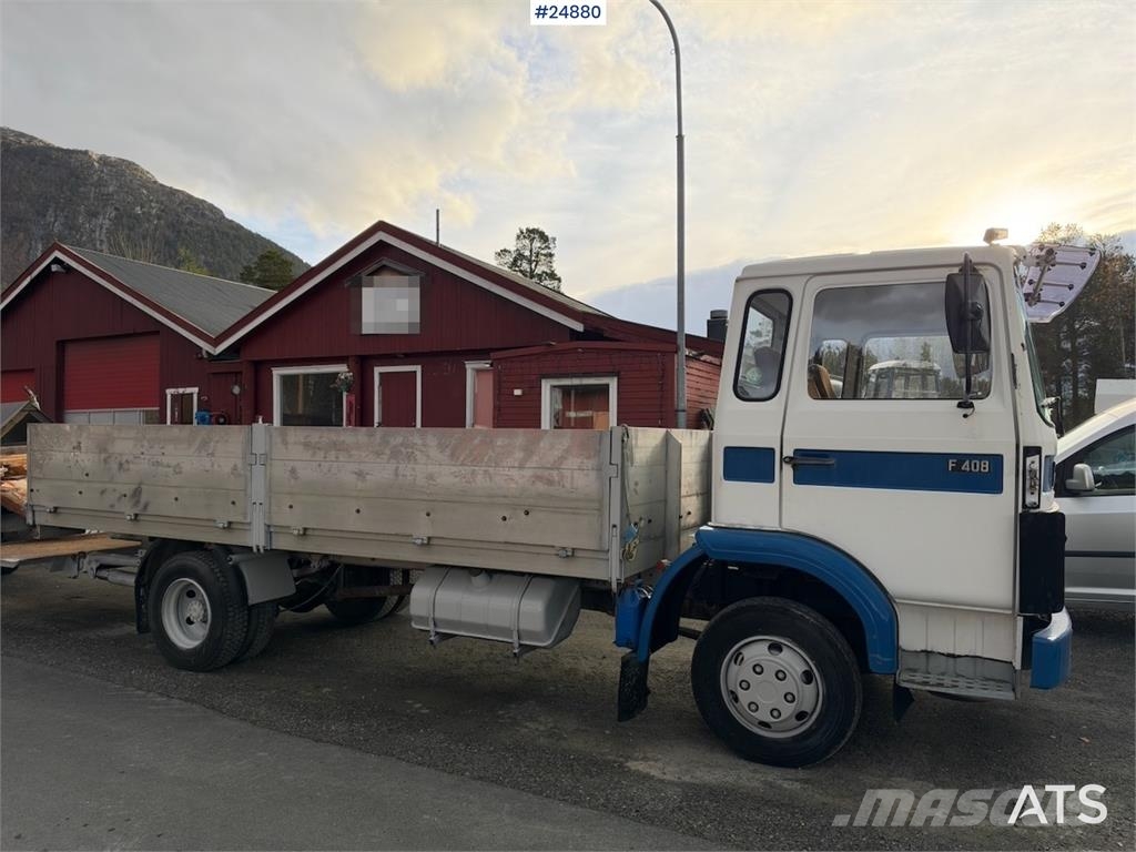 Volvo F408 4x2 Flatbed Truck with Tail Lift WATCH VIDEO 平板式/側卸式卡車