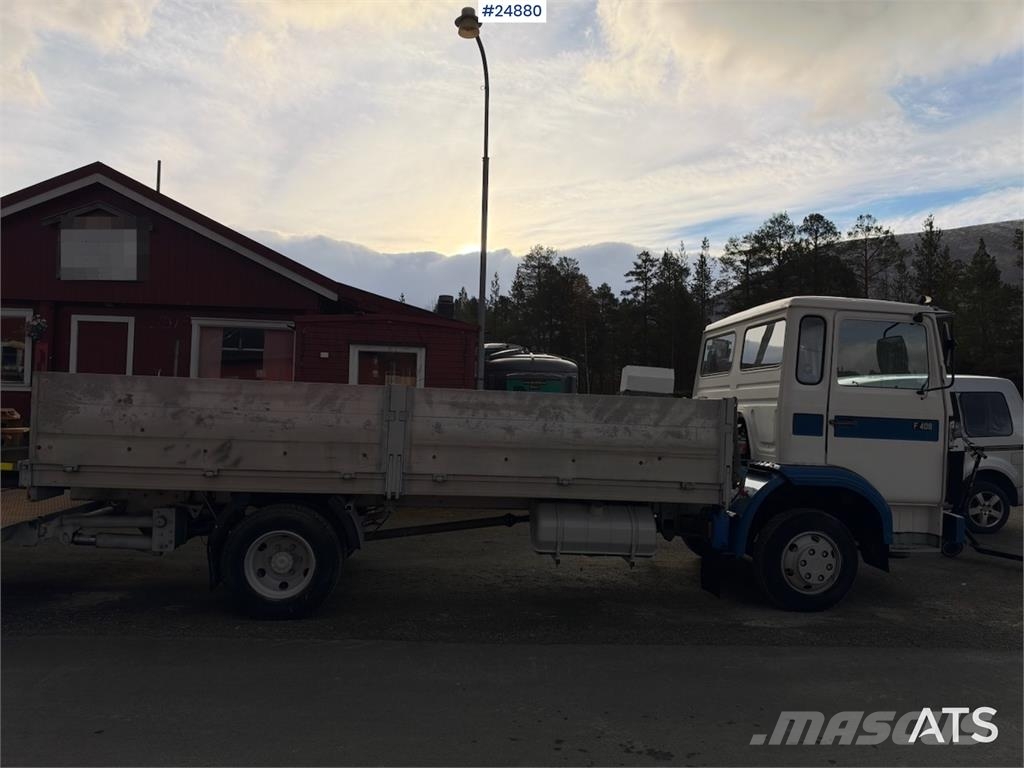 Volvo F408 4x2 Flatbed Truck with Tail Lift WATCH VIDEO 平板式/側卸式卡車