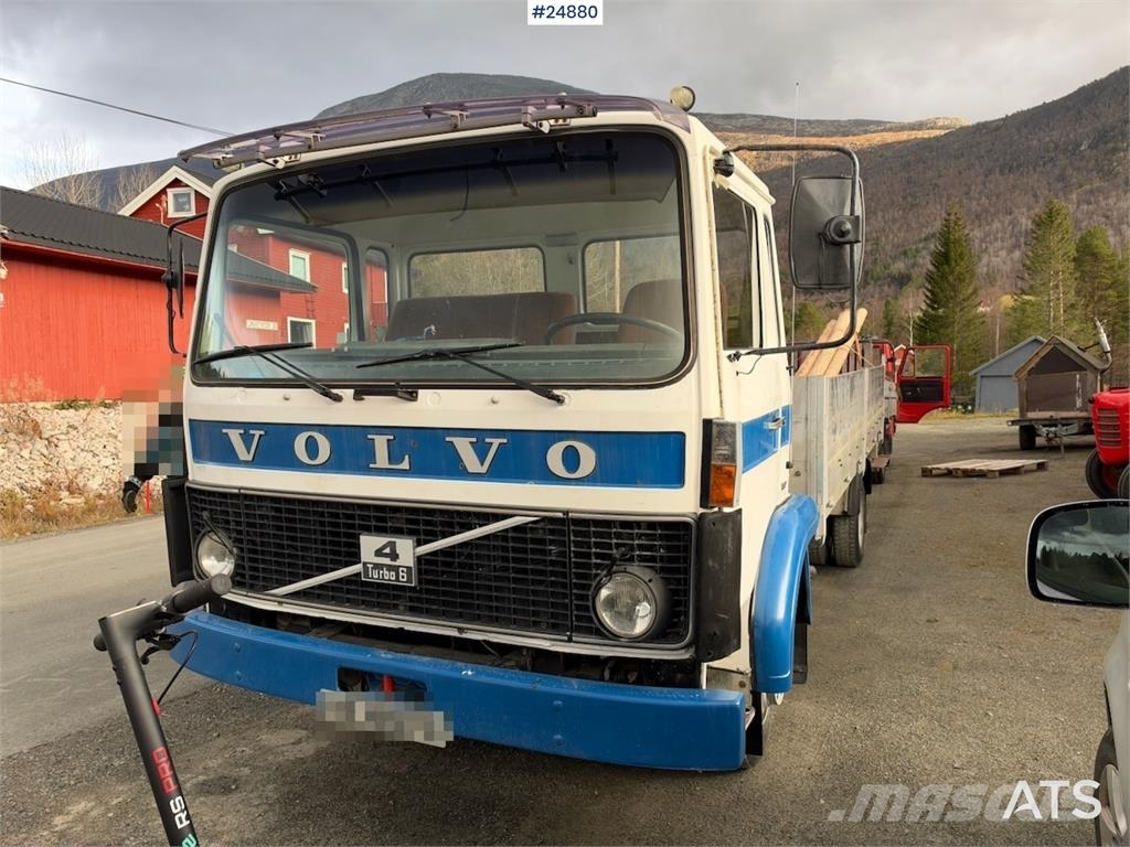 Volvo F408 4x2 Flatbed Truck with Tail Lift WATCH VIDEO 平板式/側卸式卡車
