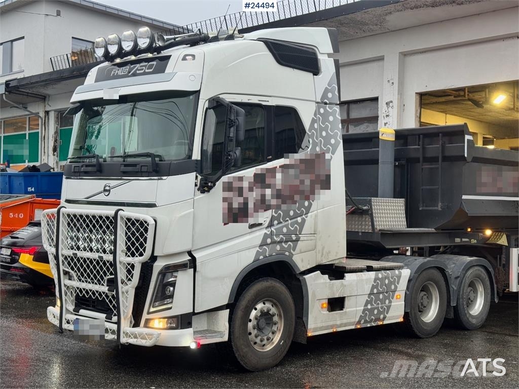 Volvo FH16 750 6x4 Combination Truck WATCH VIDEO Tippbilar
