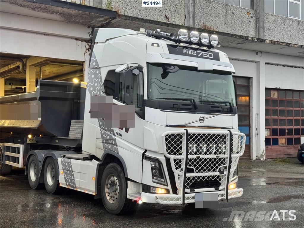 Volvo FH16 750 6x4 Combination Truck WATCH VIDEO Tippbilar