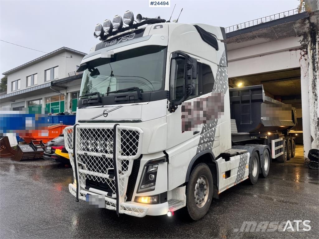 Volvo FH16 750 6x4 Combination Truck WATCH VIDEO Tippbilar