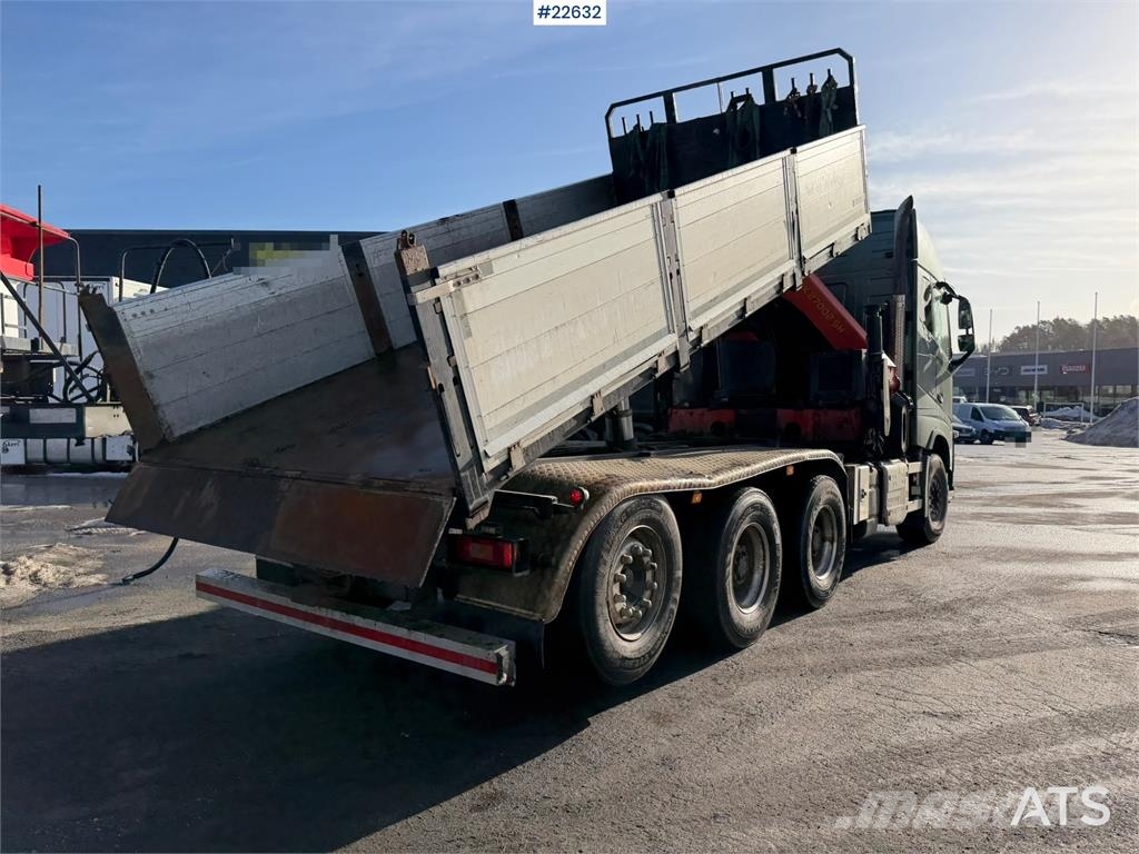 Volvo FH16 8x4 Tridem Crane Truck with 2014 26 t/m Palfi 起重機卡車