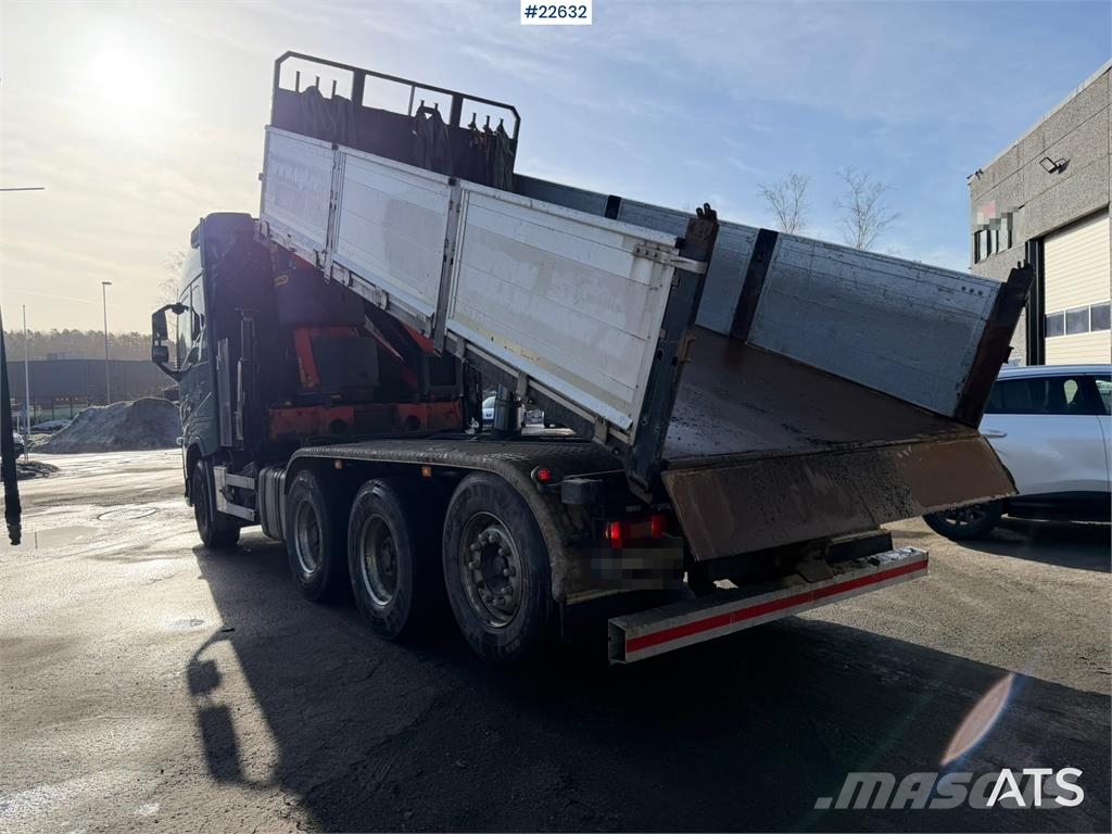 Volvo FH16 8x4 Tridem Crane Truck with 2014 26 t/m Palfi 起重機卡車