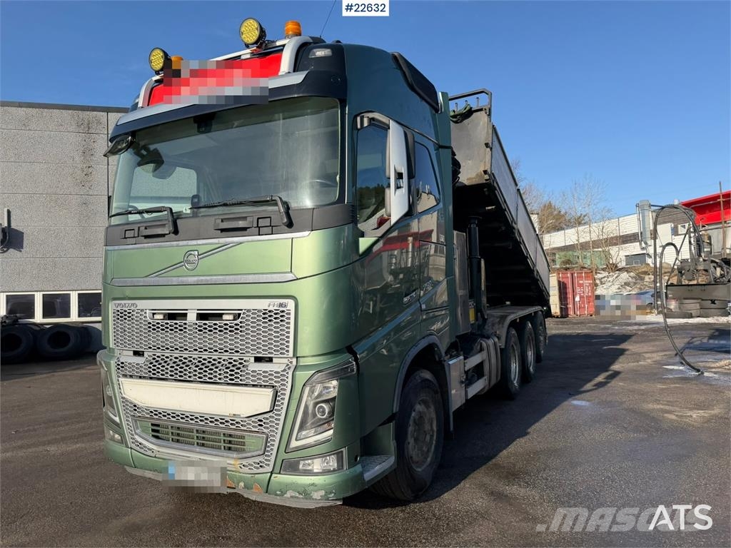 Volvo FH16 8x4 Tridem Crane Truck with 2014 26 t/m Palfi 起重機卡車