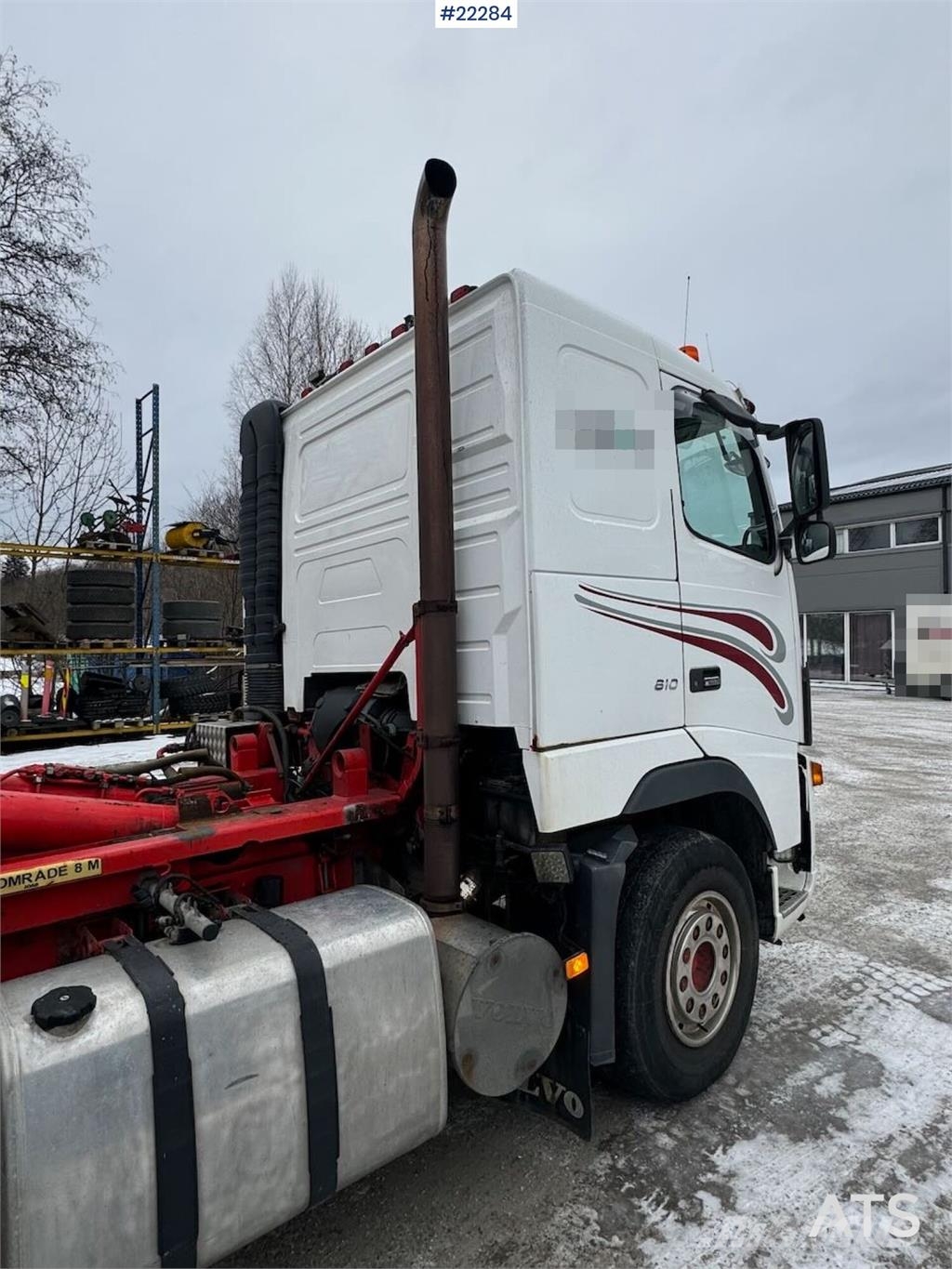 Volvo FH16 tridem hook loader with Joab hook with articu Camiones elevadores de gancho