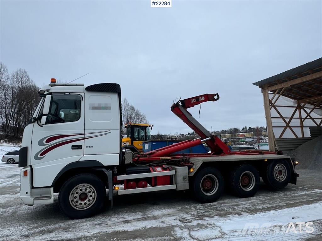 Volvo FH16 tridem hook loader with Joab hook with articu Camiones elevadores de gancho
