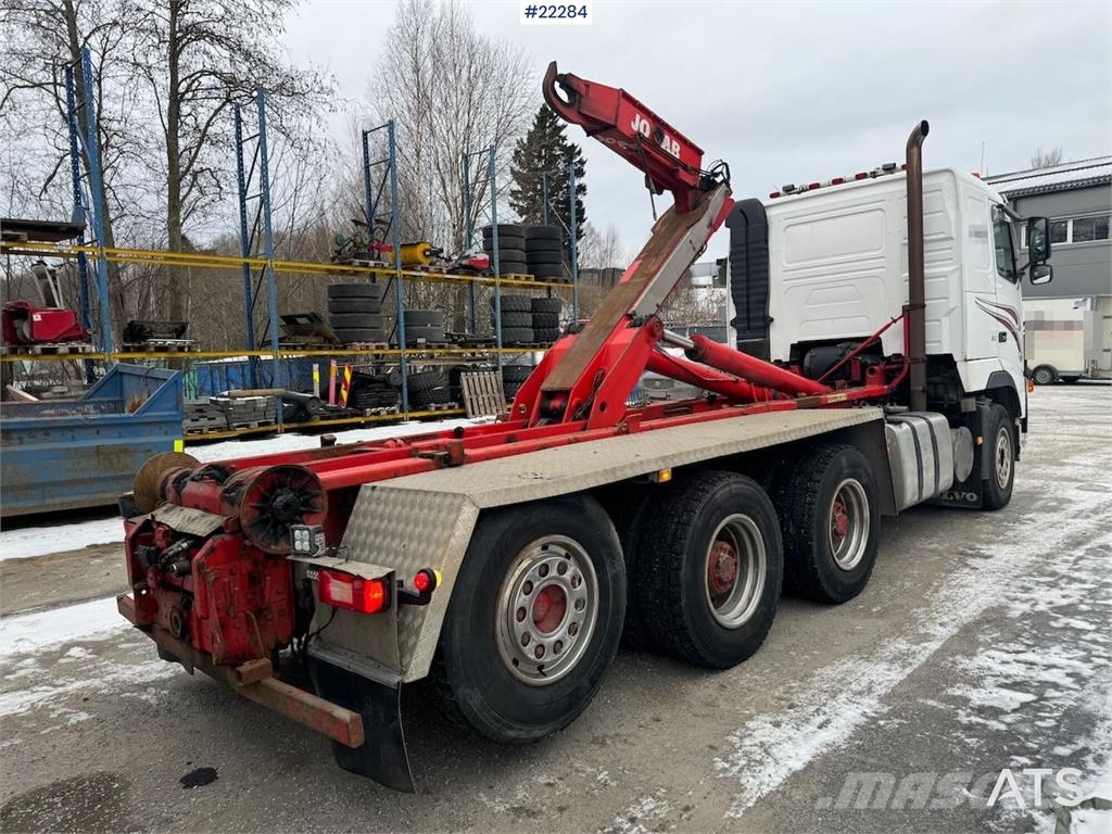 Volvo FH16 tridem hook loader with Joab hook with articu Camiones elevadores de gancho