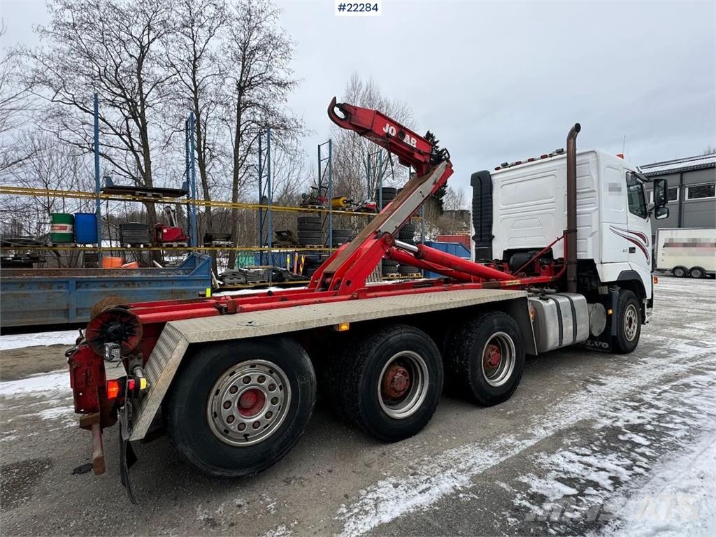 Volvo FH16 tridem hook loader with Joab hook with articu Camiones elevadores de gancho