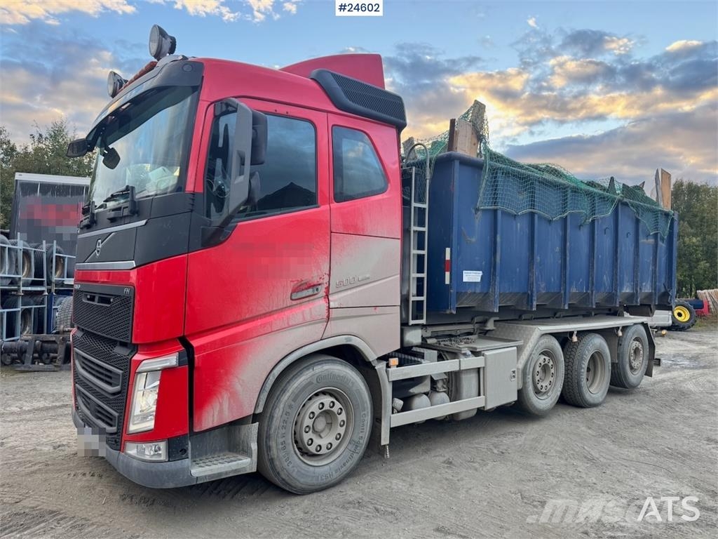 Volvo FH500 8x2 Hooklift Truck – 275,000 km WATCH VIDEO Hook lift trucks