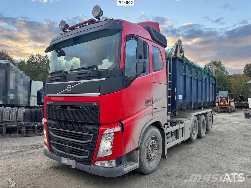 Volvo FH500 8x2 Hooklift Truck – 275,000 km WATCH VIDEO Hook lift trucks