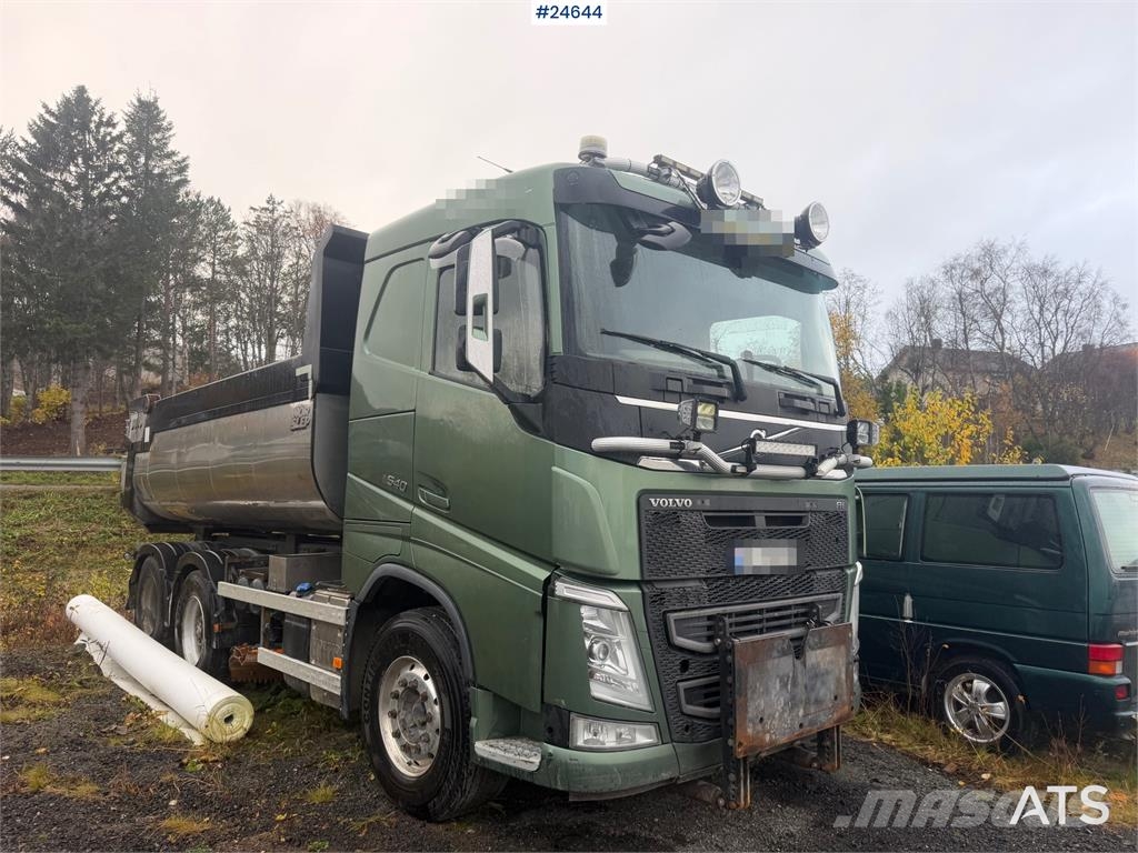 Volvo FH540 6x2 tipper with underbody blade, snowplow mo Savivarčiai