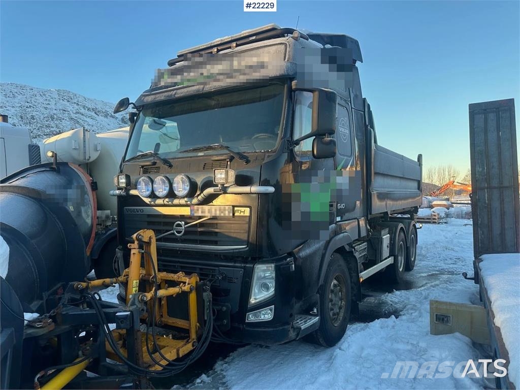 Volvo FH540 6x4 plow-rigged combi truck w/ 2007 Kel-Berg 傾卸式卡車