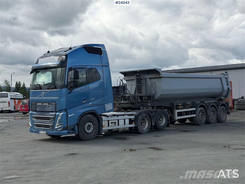 Volvo FH540 6x4 trekkvogn m/ 2006 Carnehl tippsemi. SE V Tahače
