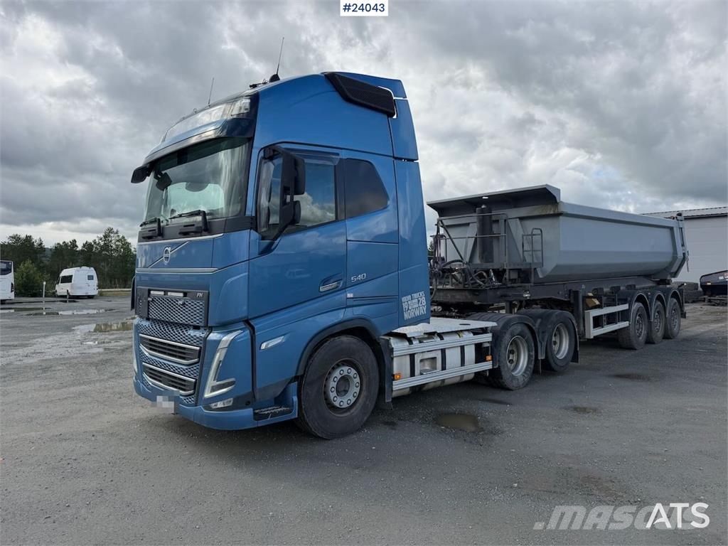 Volvo FH540 6x4 trekkvogn m/ 2006 Carnehl tippsemi. SE V Tahače