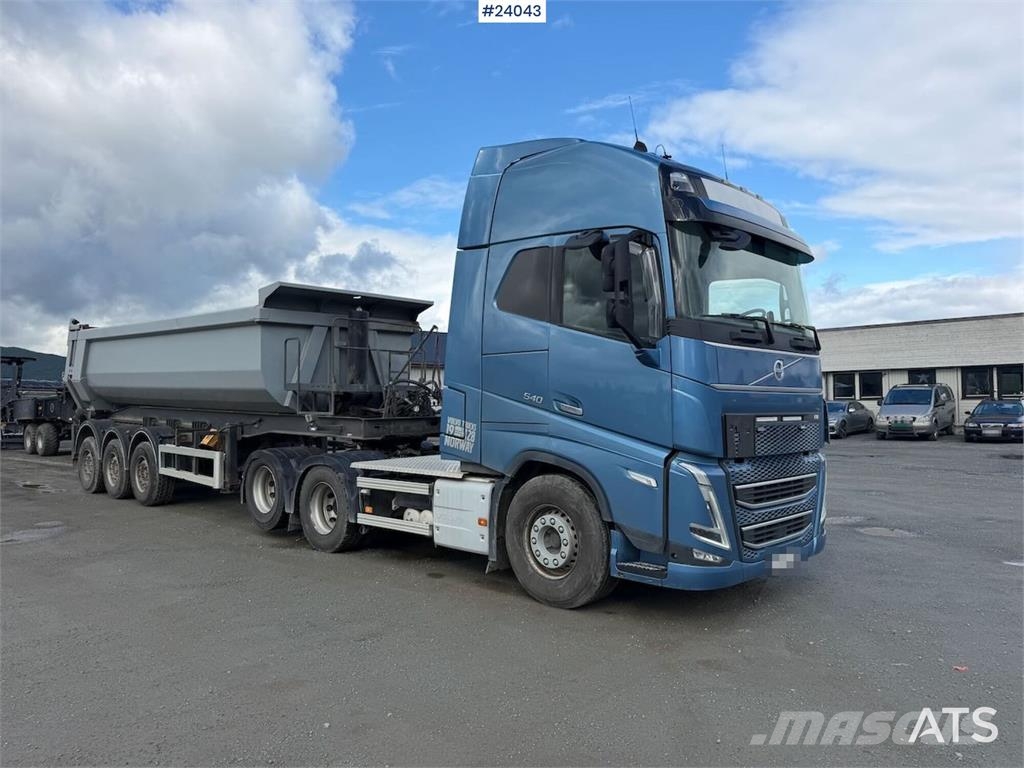 Volvo FH540 6x4 trekkvogn m/ 2006 Carnehl tippsemi. SE V Tahače