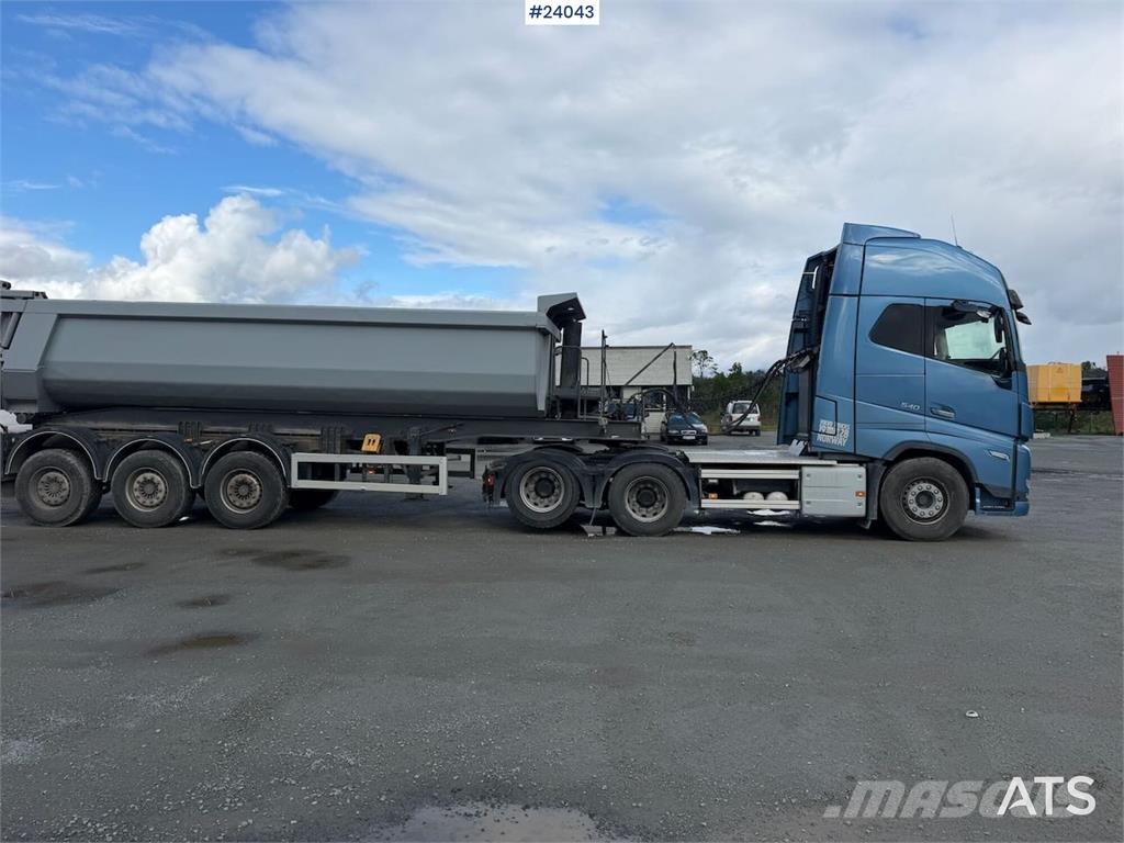 Volvo FH540 6x4 trekkvogn m/ 2006 Carnehl tippsemi. SE V Tahače