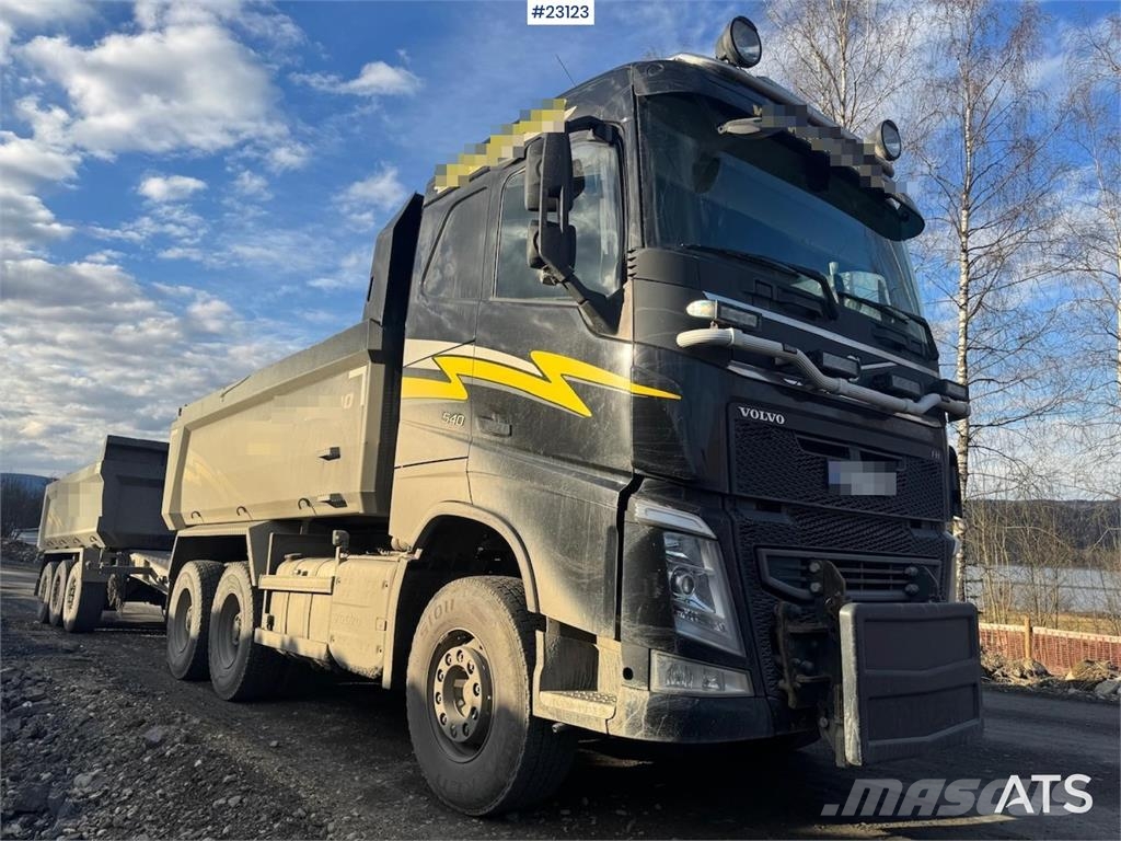Volvo FH540 6x4 winter service equipped tipper truck 自卸式货车