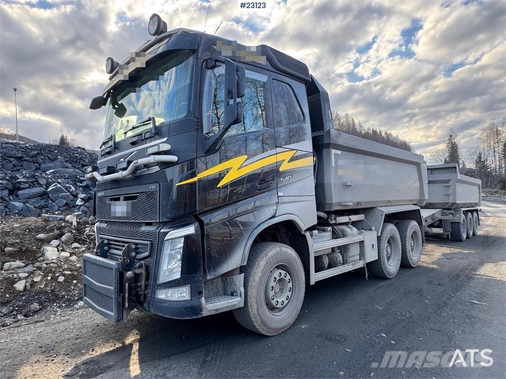 Volvo FH540 6x4 winter service equipped tipper truck 自卸式货车