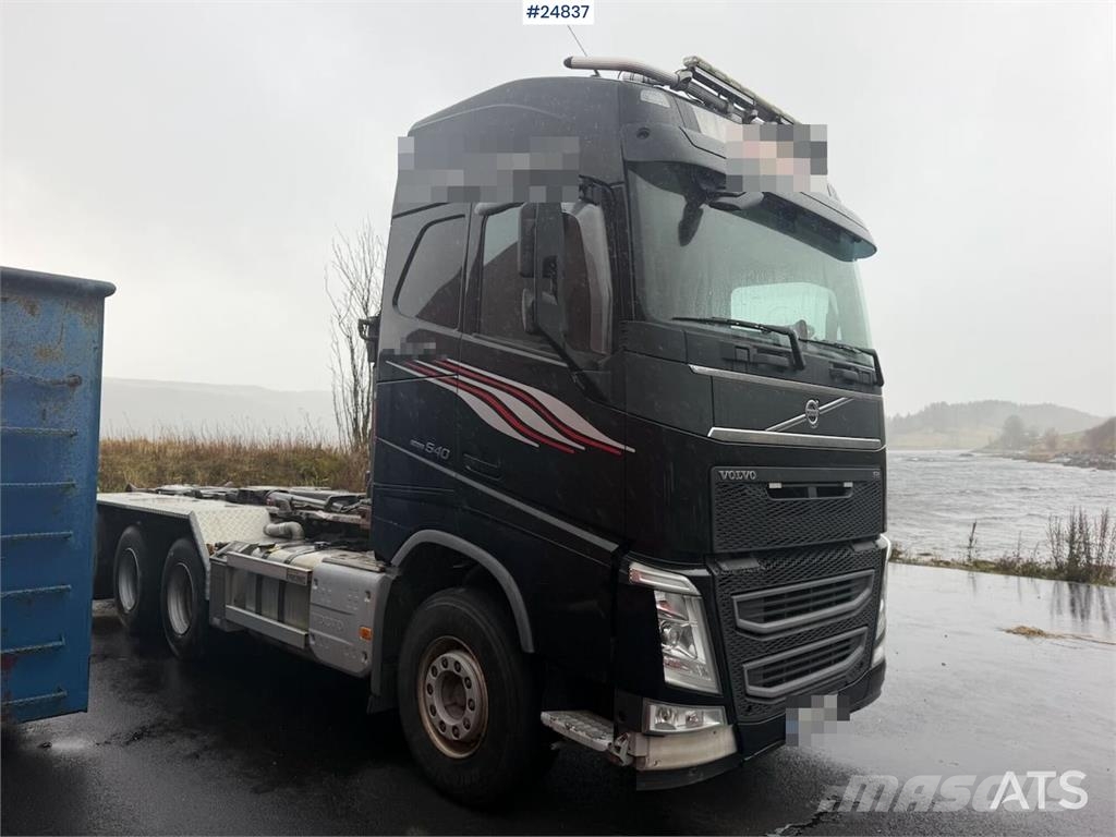 Volvo FH540 8x4 hook truck w/ 24 T hook. WATCH VIDEO アームロール