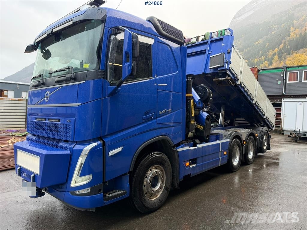 Volvo FH540 8x4 Tridem Crane Truck with Palfinger 37 tm Автокранове