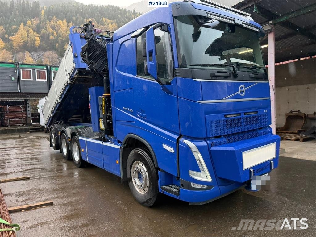 Volvo FH540 8x4 Tridem Crane Truck with Palfinger 37 tm Автокранове