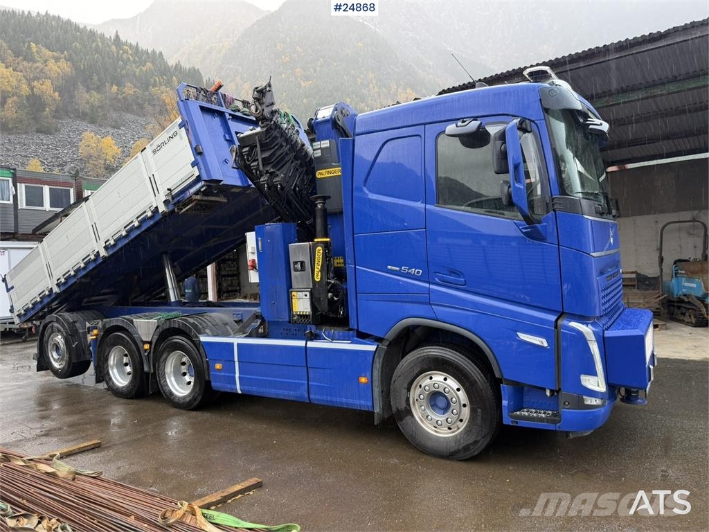 Volvo FH540 8x4 Tridem Crane Truck with Palfinger 37 tm Автокранове