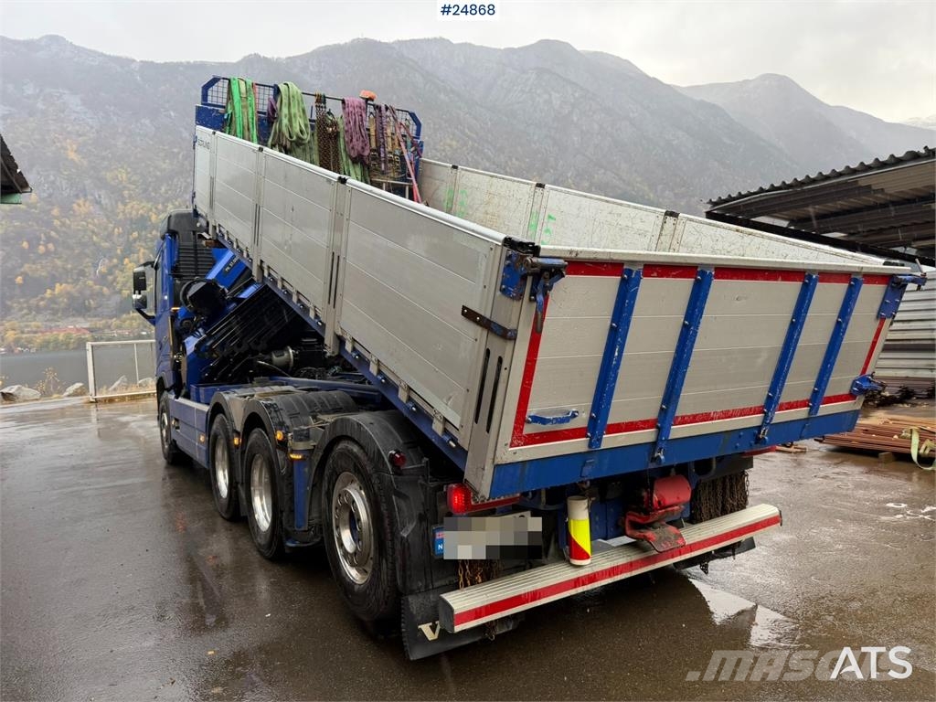 Volvo FH540 8x4 Tridem Crane Truck with Palfinger 37 tm Автокранове