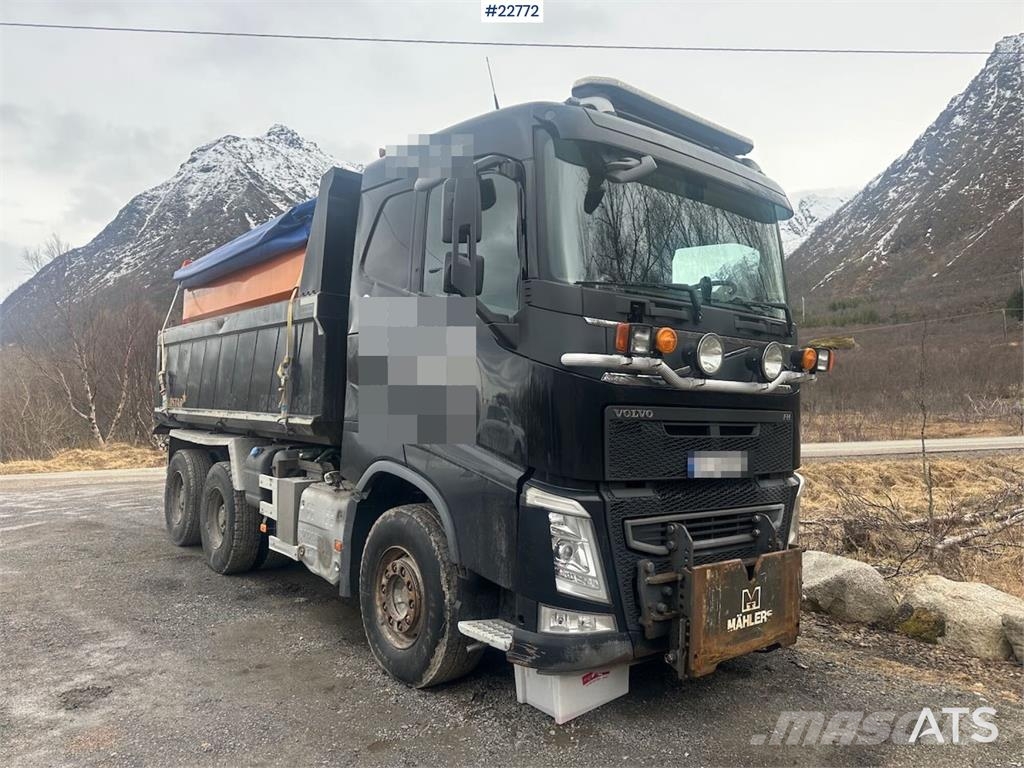 Volvo FH540 plow rigged 6x4 tipper truck w/ planer blade Tipper trucks