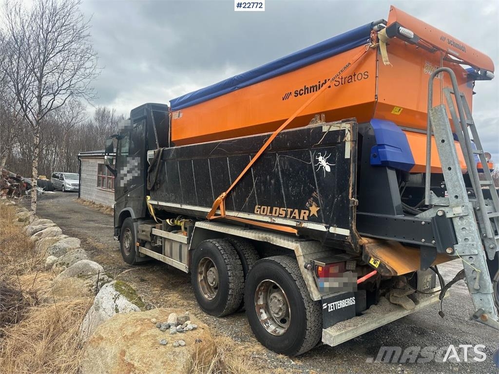 Volvo FH540 plow rigged 6x4 tipper truck w/ planer blade Tipper trucks
