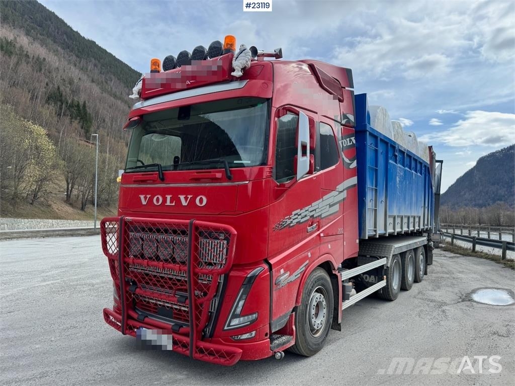 Volvo FH700 Tridem hooklift truck – crane hydraulics – 3 工程吊钩车