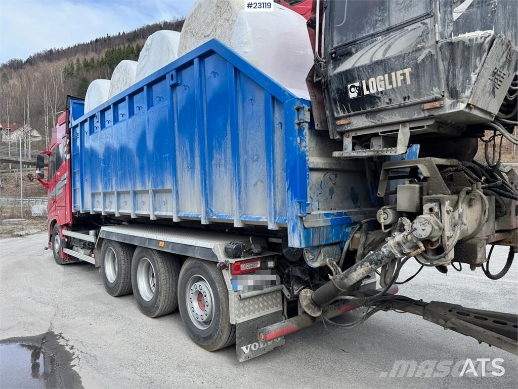 Volvo FH700 Tridem hooklift truck – crane hydraulics – 3 工程吊钩车