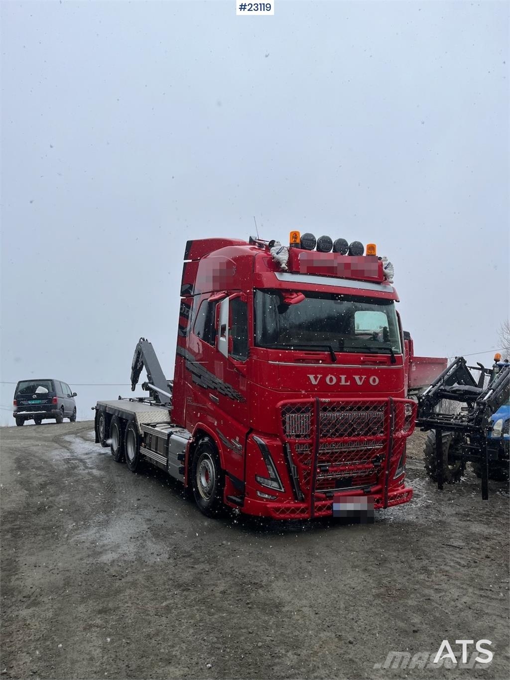 Volvo FH700 Tridem hooklift truck – crane hydraulics – 3 工程吊钩车