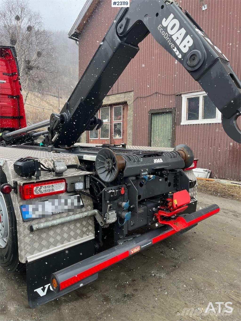 Volvo FH700 Tridem hooklift truck – crane hydraulics – 3 工程吊钩车