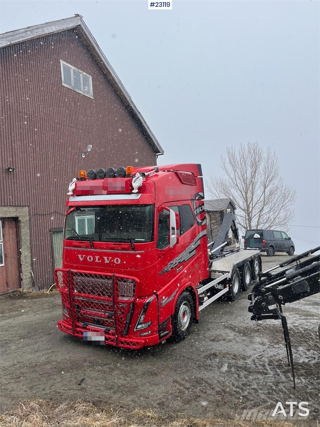 Volvo FH700 Tridem hooklift truck – crane hydraulics – 3 工程吊钩车