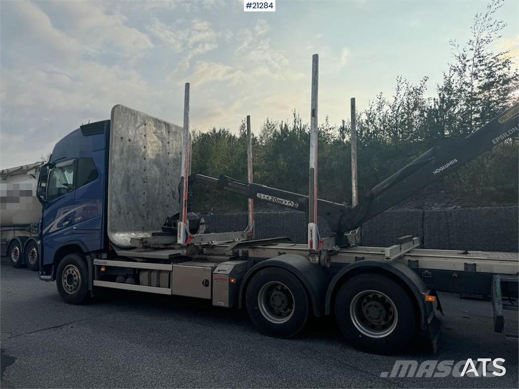 Volvo Fh750 6x4 Log Truck w/ 2019 Epsilon M12L Crane Transporte de madera